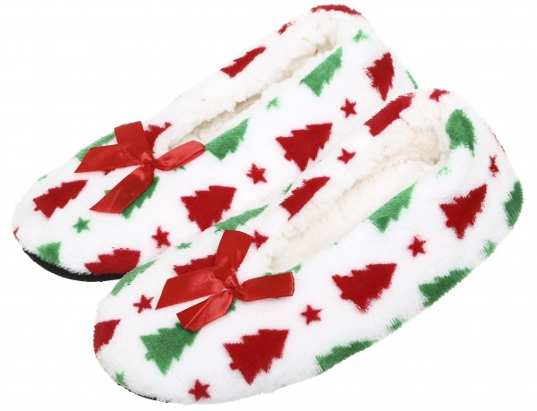 Взуття домашнє La Nuit ялиночки р.38/40 білий 