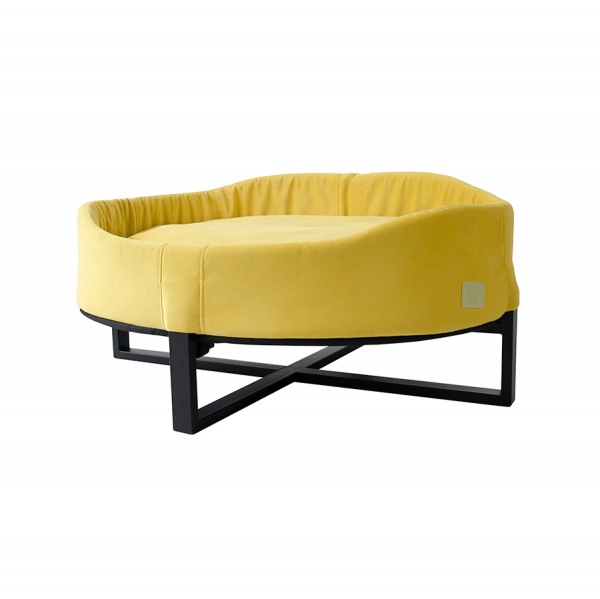 Лежак 10 центів для Джека Джага L желтый 90х75х45 см