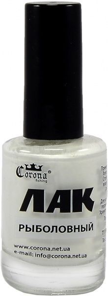 Лак рыболовный Corona Fishing 30 мл белый