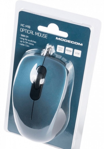 Миша Modecom MC-M10 blue 