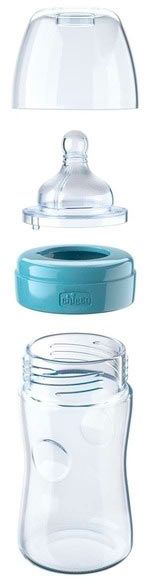 Пляшка дитяча Chicco пластикова Well-Being 150 мл з силіконовою соскою нормальний потік від 0+ 1шт