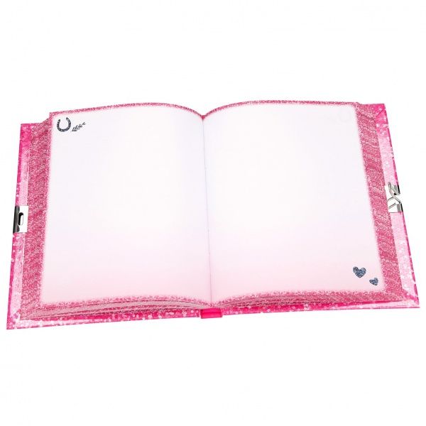 Блокнот Motto для записей на замочке, розовый 48936