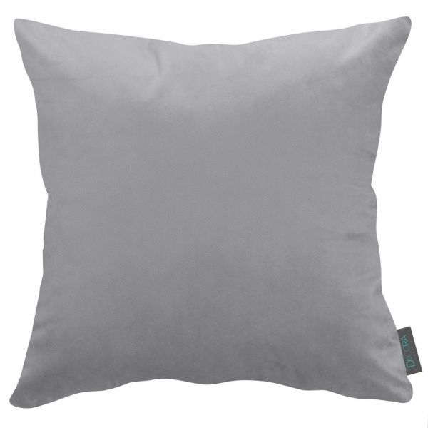 Подушка декоративна Velour 45x45 см сірий Decora textile 