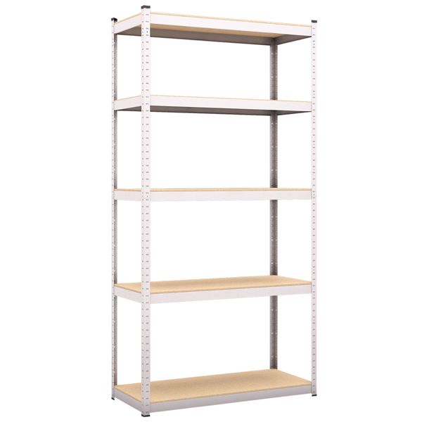 Стелаж металевий Меткас 400 кг/полицю (МКП) 2160x1600x500 мм оцинкований 