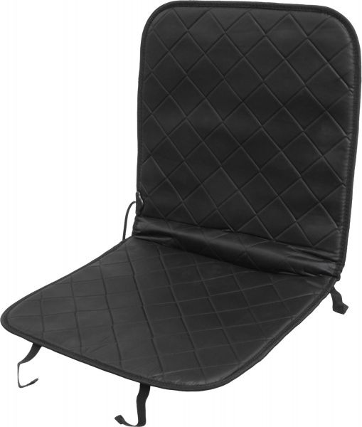 Накидка на сиденье с подогревом черная 84x43 см EL 100 579