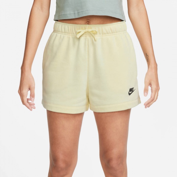 Шорты Nike W NSW CLUB FLC MR SHORT DQ5802-113 р. L бежевый