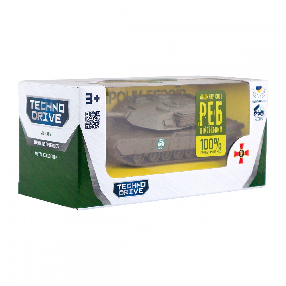 Модель TechnoDrive 1:32 серії Шеврони Героїв Танк 1 ОТБр 250332W2