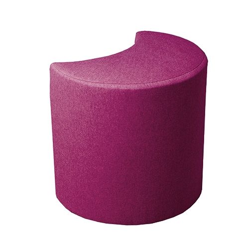 Пуф Марбет Півмісяць 400x400x240 мм Malaga №12 фуксія 
