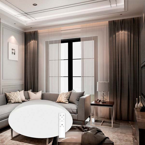 Світильник світлодіодний LightMaster Ronda CE1099 з пультом ДК 58 Вт білий 3000/4500/6000/RGB К 