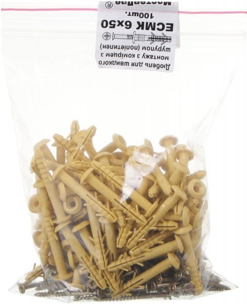 Дюбель швидкого монтажу ударний 6x50 мм 100 шт. ЕСМК