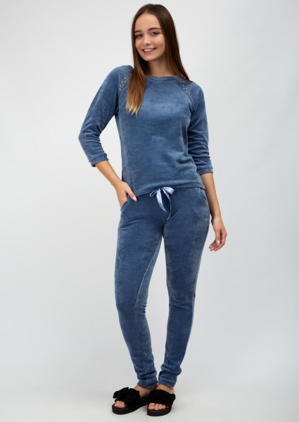 Костюм домашній жіночий Roksana 1004/50115 р. XL синій 