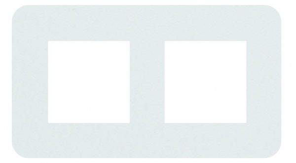 Рамка двухместная Efapel Latina белый 42920 TBR