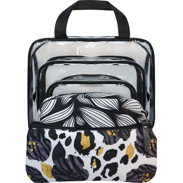 Набір органайзерів для подорожі Bagland 5 в 1 прозора/1195 72230 суб 1195