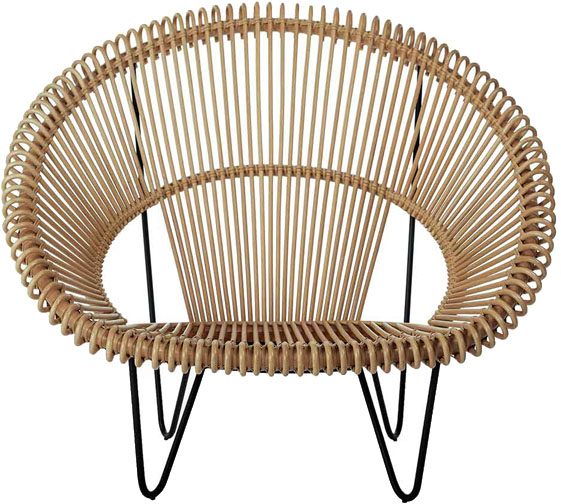 Кресло Cruzo 105х86 см светло-коричневый 