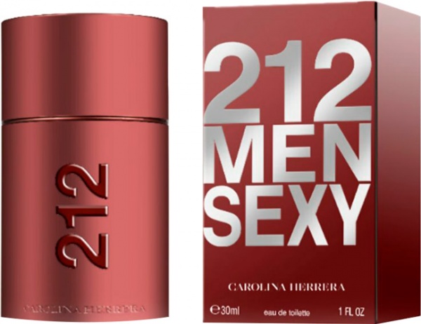 Туалетная вода Carolina Herrera 212 Sexy Men 30 мл