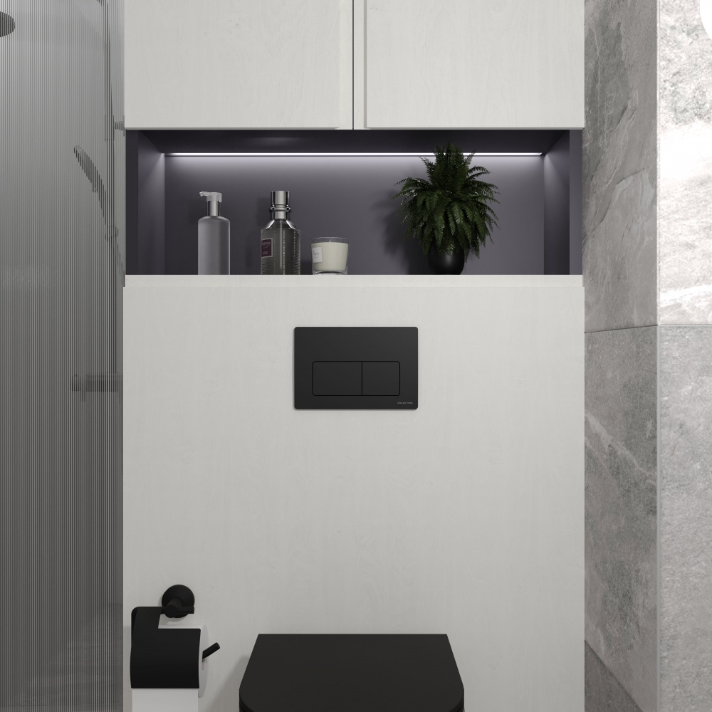 Клавиша смыва Koller Pool Kvadro Pro New черный