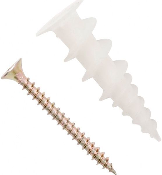 Дюбель для гипсокартона DRIVA с шурупом 10x35 мм 15 шт. Expert Fix