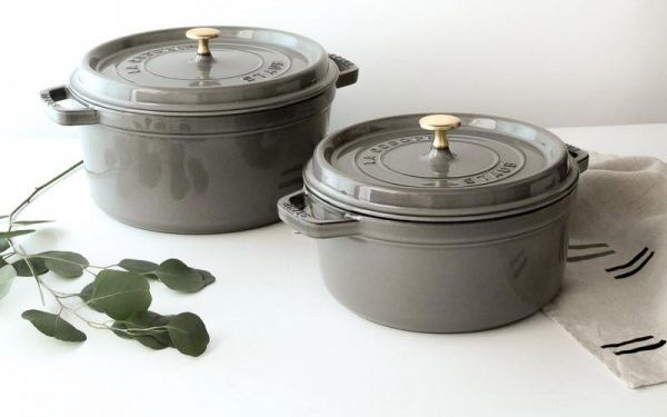 Кокотница 5 л серая 40509-312-0 Staub