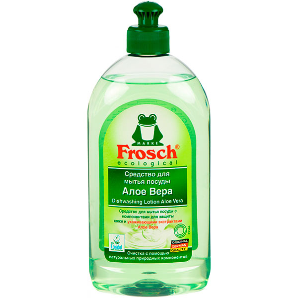 Бальзам для ручного мытья посуды Frosch Алоэ Вера 0,5л