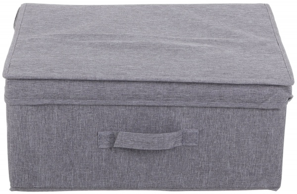 Ящик для хранения с кришкой SO04128 London темно-серый 180x330x400 мм