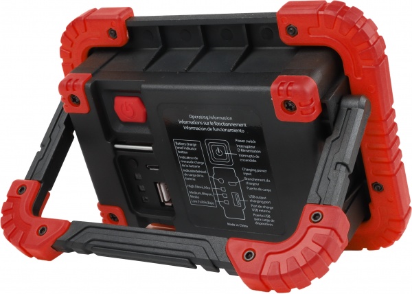 Прожектор светодиодный Expert 10 Вт IP44 красный с черным LP-3389A 