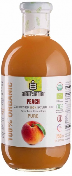 Сок Georgias Natural Персик органический 0,75 л 