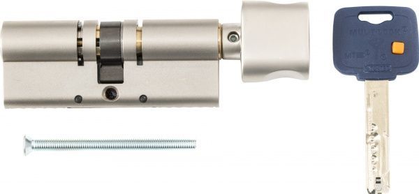 Цилиндр Mul-T-Lock MT5 40x40 ключ-вороток 80 мм никель