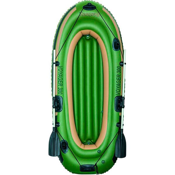 Лодка Bestway Voyager 300 65051B зеленый