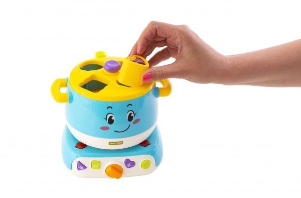 Игрушка музыкальная Baby Team Кастрюля-сортер 8637