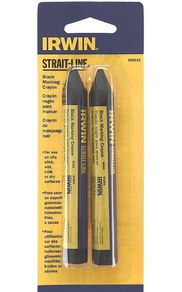 Мел Irwin 666042 для разметки черная 2 шт.