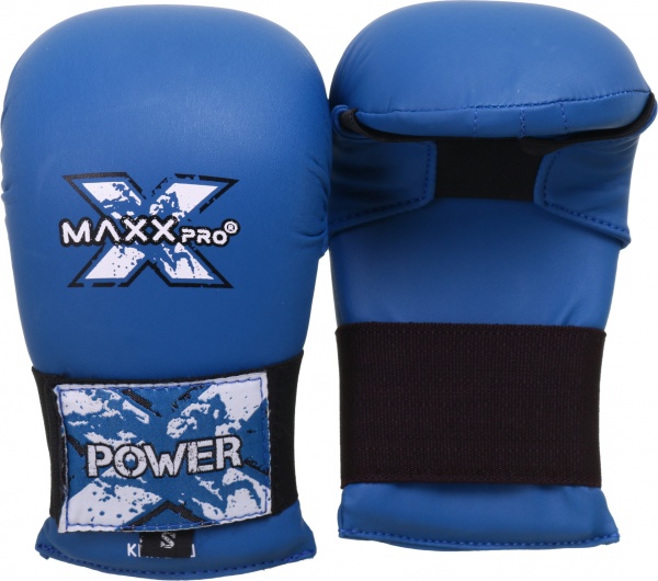 Перчатки для карате MaxxPro KMR-620 Soz синий