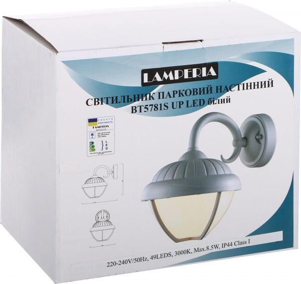 Світильник садовий Lamperia BT5781S UP 8 Вт IP44 білий 