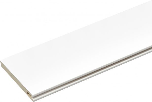 Доборная планка Terminus кантри телескоп матовый 2050х100 мм белый