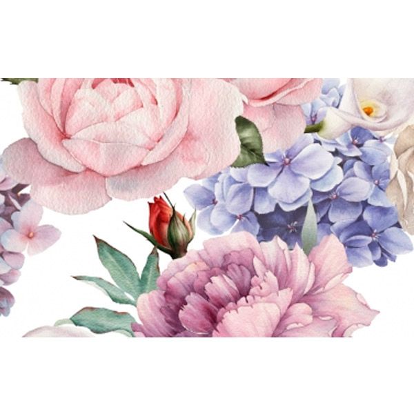 Декор Golden Tile Gortenzia Мікс №3 72Б331 250х400 мм