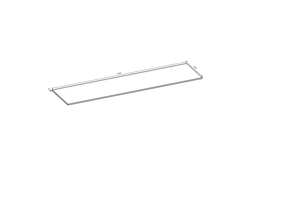 Плита галогенная Оптимум 60x240 см ЛДСП фунго