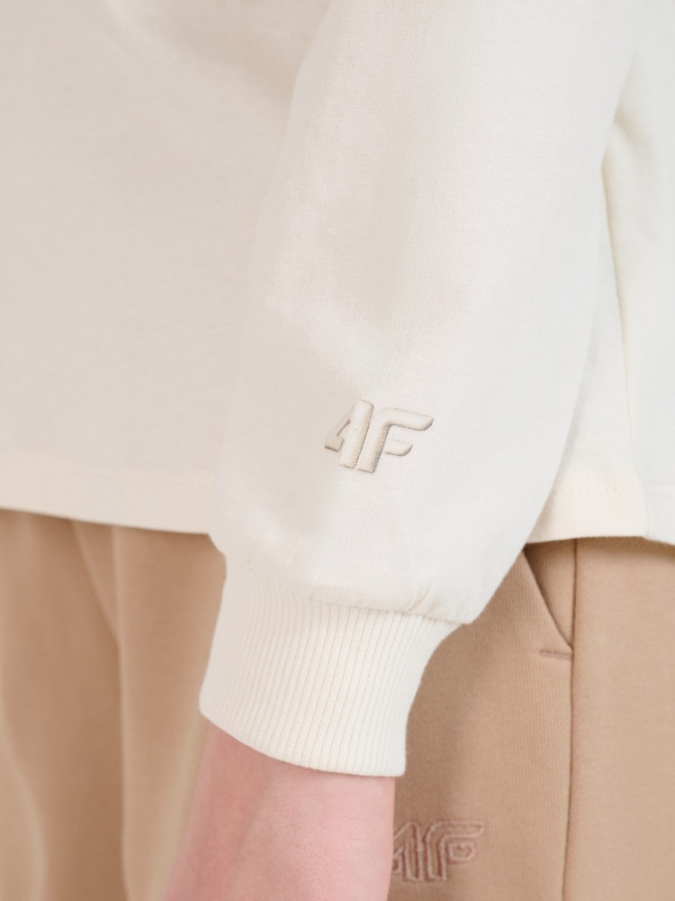 Лонгслив 4F LONGSLEEVE F377 4FJWSS25TLONF377-12S р.134 бежевый