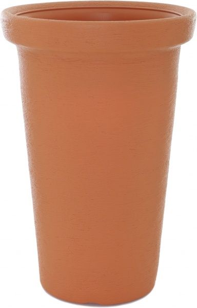 Горщик пластиковий Prosperplast високий Classico 480 мм трикутний 86л коричневий (10326) 