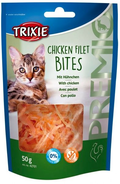Лакомство Trixie Premio Chicken Filet Bites филе куриное сушеное 50 г