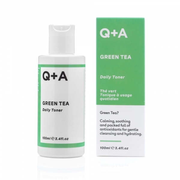 Тонер для обличчя Q+A з зеленим чаєм Green Tea Daily Toner 100 мл 1 шт.
