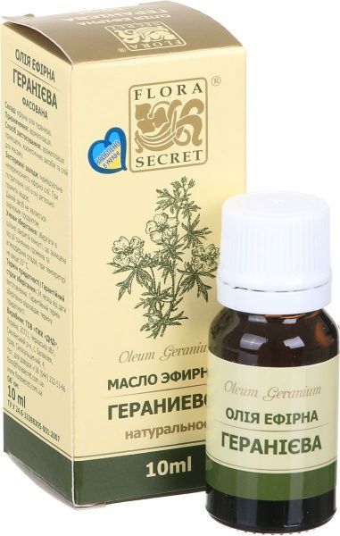 Эфирное масло Flora Secret геранієва 10 мл 