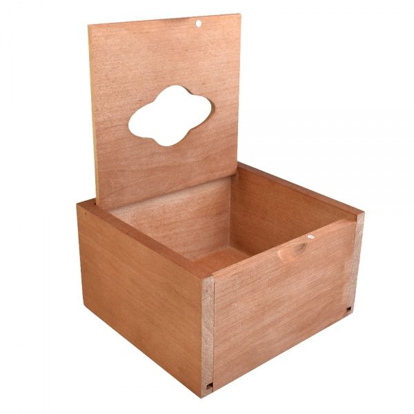 Салфетница из ольхи с крышкой 160x90x150 мм SL-05