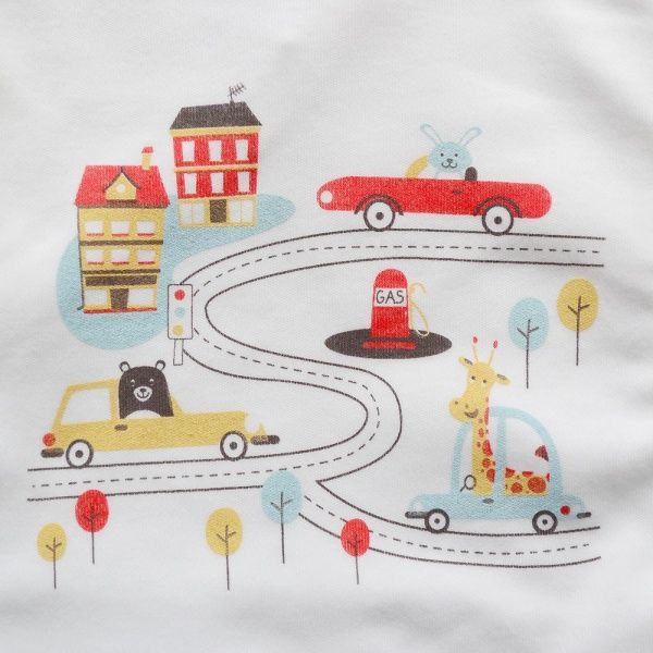 Боди детское Minikin Машинка р.62 молочный 205403 