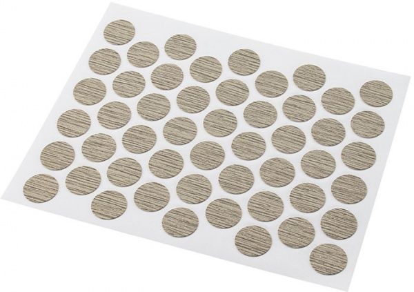 Заглушка самоклейка на конфірмат d14 мм 50 шт. ільм нордік DC