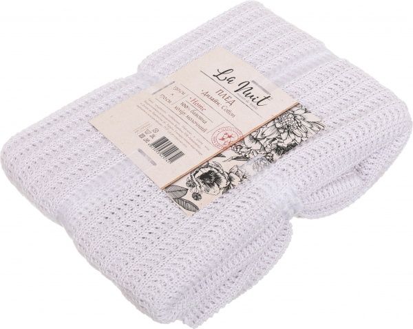 Плед Cotton 130x170 см молочный La Nuit 