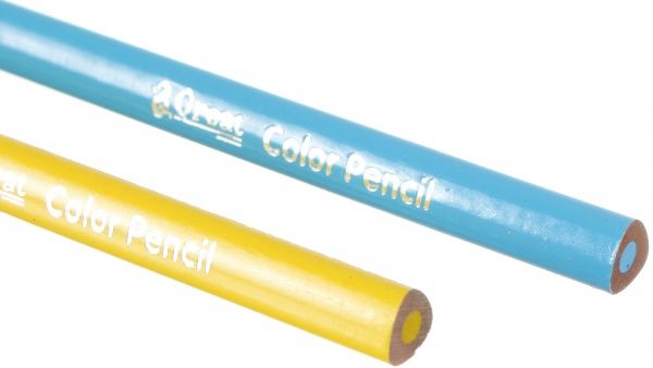 Олівці кольорові Abstraction рожевий в тубусі 24 шт.