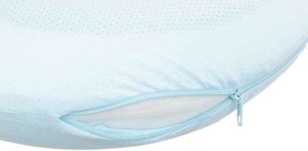 Подушка дорожня 30х30х9 см бірюзова Luna