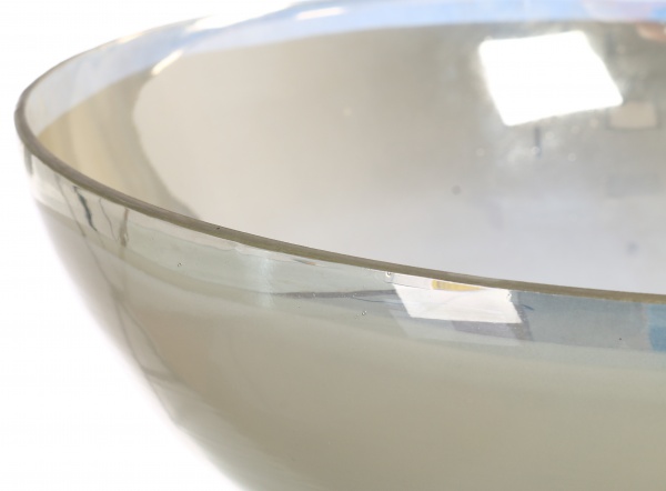 Фруктовница PANACHE Linear Stone 30 см серо-коричневый/никель 