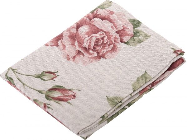 Доріжка Прованс large pink Rose 40x120 см бежевий 
