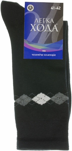 Шкарпетки Легка хода 6127 р. 27 чорний 
