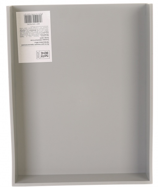 Лоток для паперів горизонтальний 260х93х315 мм сірий Nota Bene